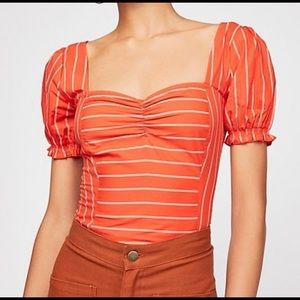 Free People Rose Garden Top